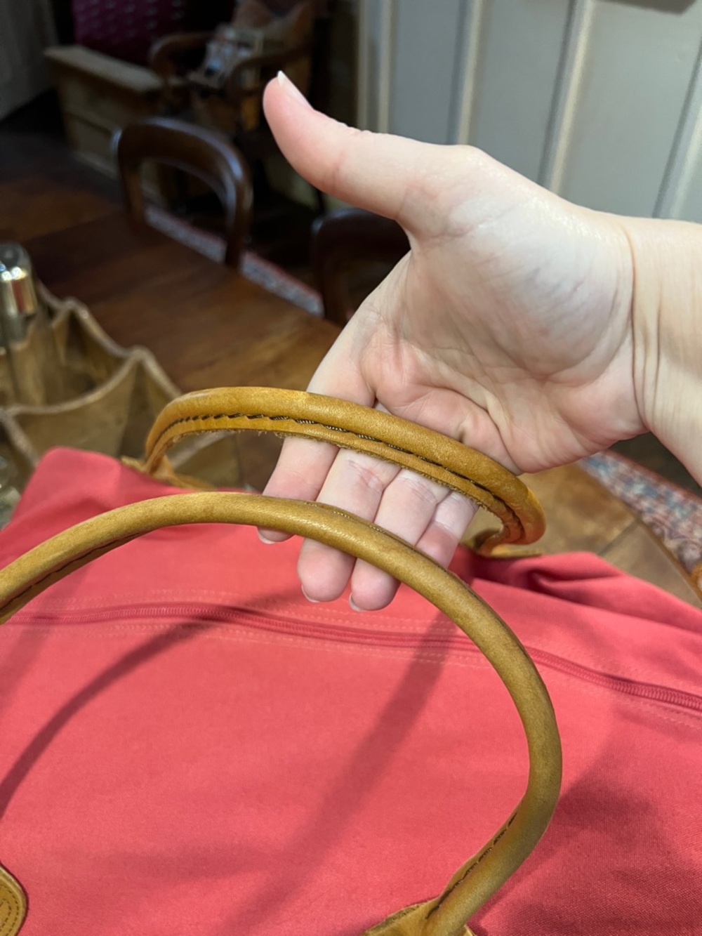L.L. Bean Boat & Tote Canvas Weekender Duffel - Picture 2 of 10